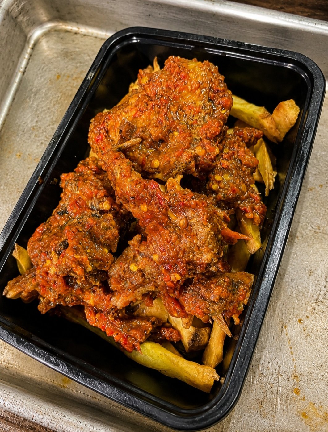 Big Size Chicken and Chips