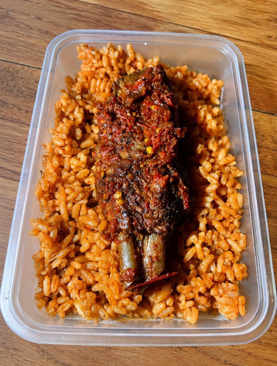 Jollof Rice and Peppered Turkey
