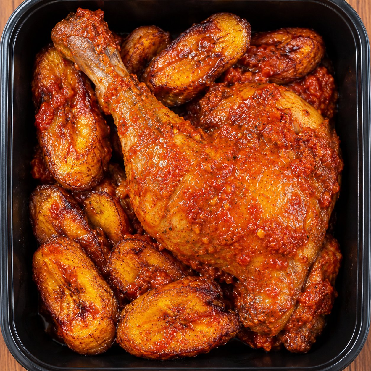 Plantain & Peppered Chicken